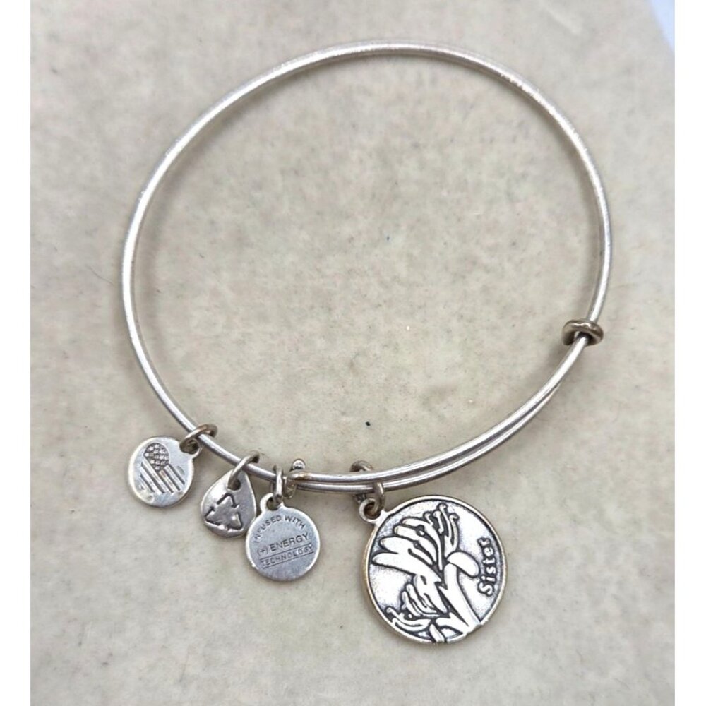 ALEX &  ANI Sister Expandable Charm Bracelet